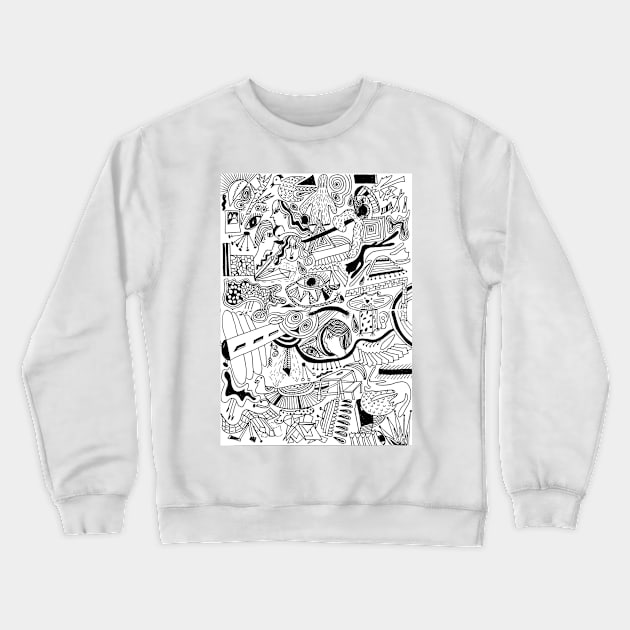 doodle illustration Crewneck Sweatshirt by ulyanaandreeva